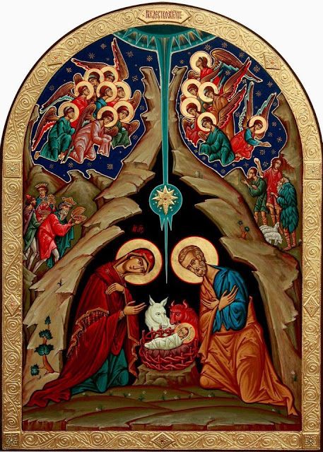 Sacred prayers Nativity icon