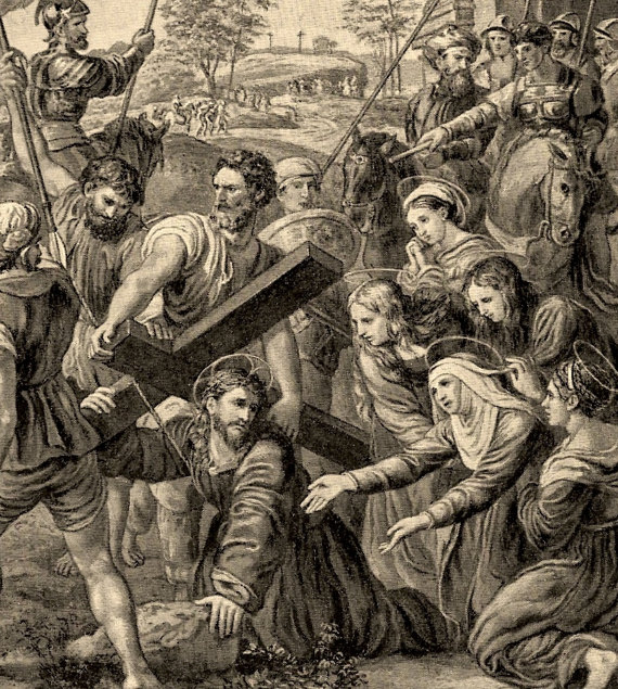 Christ Falls under His Cross